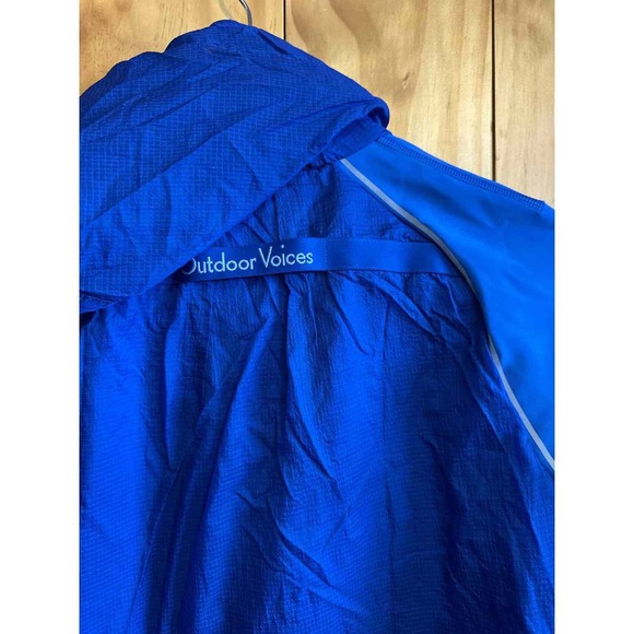 Size XS Outdoor Voices Blue Women's Long Sleeve Shirt - Picture 5 of 5
